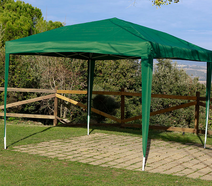 Carpa plegable de jardín 3x3 verde